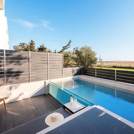 Serene Villas Halkidiki - Cfront Private Pool Nea Iraklia Exterior foto