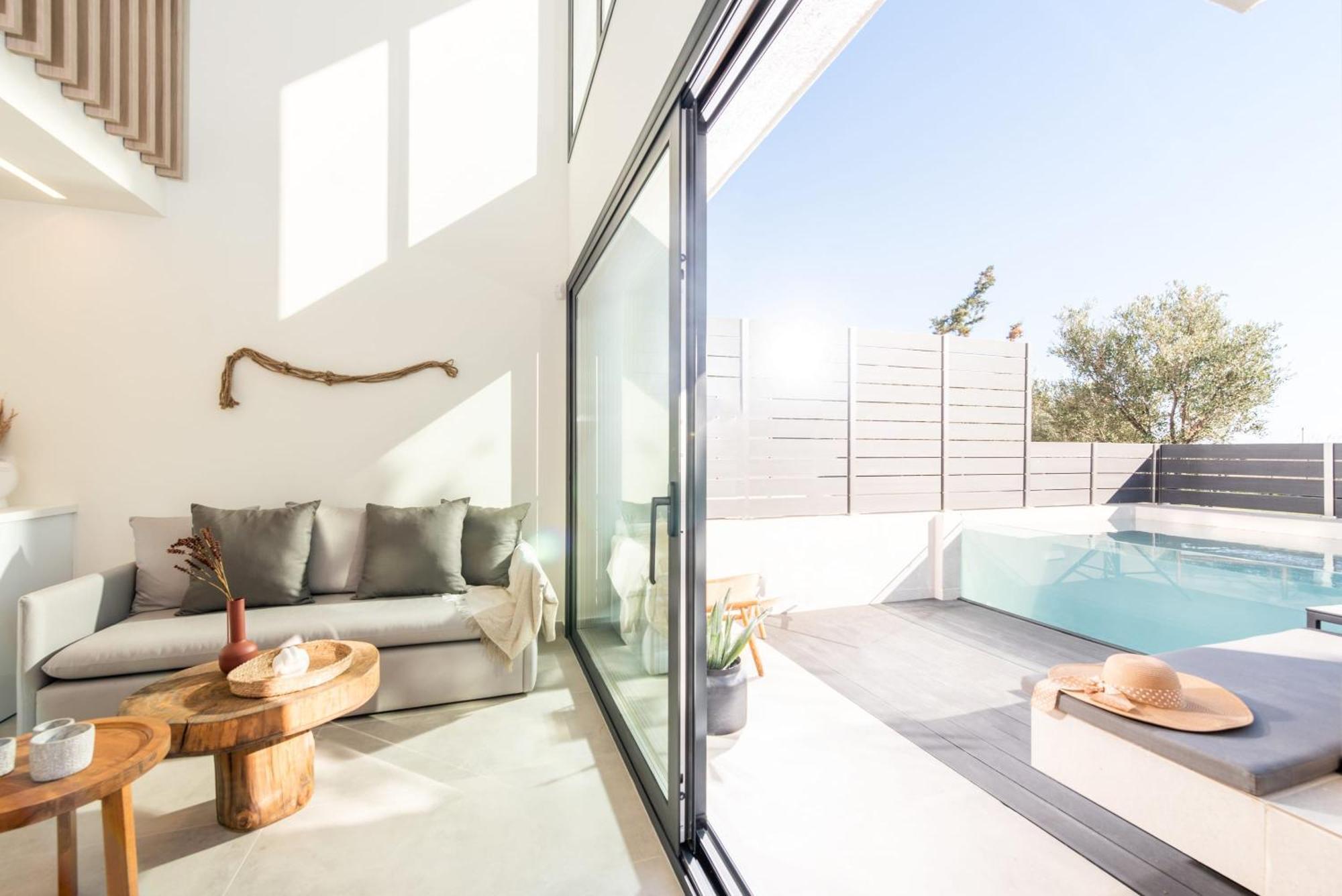 Serene Villas Halkidiki - Cfront Private Pool Nea Iraklia Exterior foto